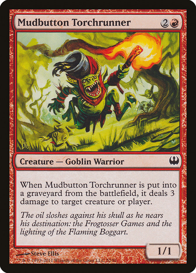 Mudbutton Torchrunner (52) [Duel Decks: Knights vs. Dragons] | Odin's Place