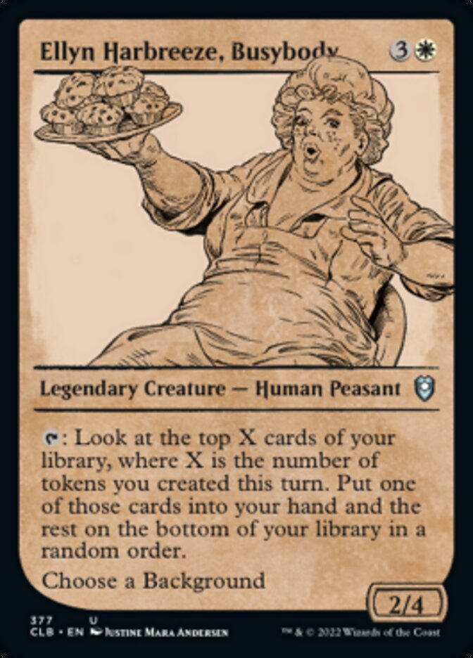 Ellyn Harbreeze, Busybody (Showcase) [Commander Legends: Battle for Baldur's Gate] | Odin's Place