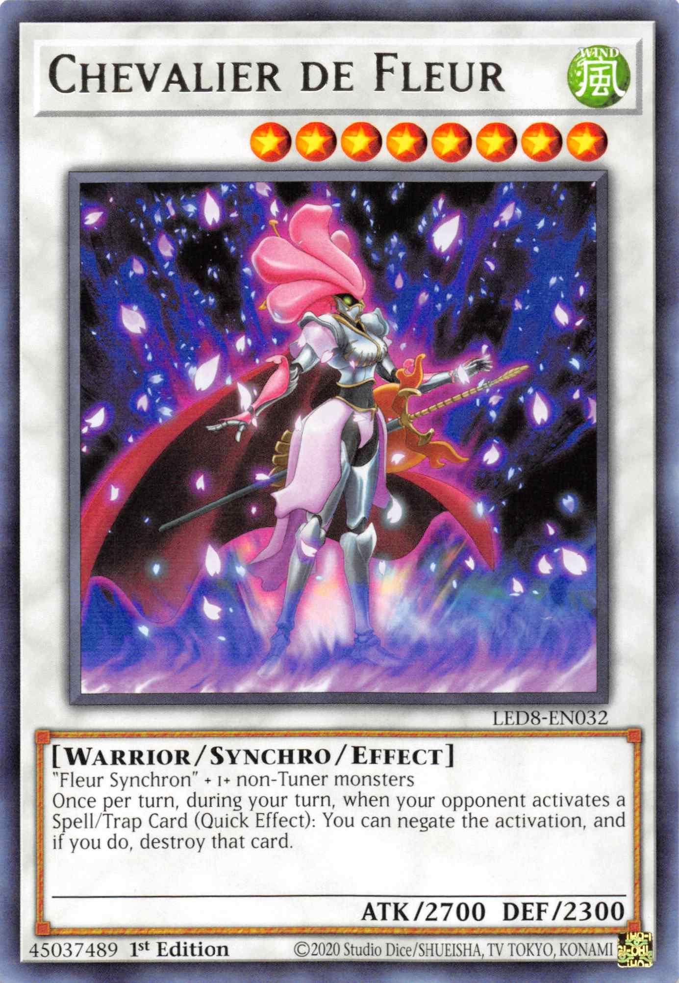 Chevalier de Fleur [LED8-EN032] Rare | Odin's Place