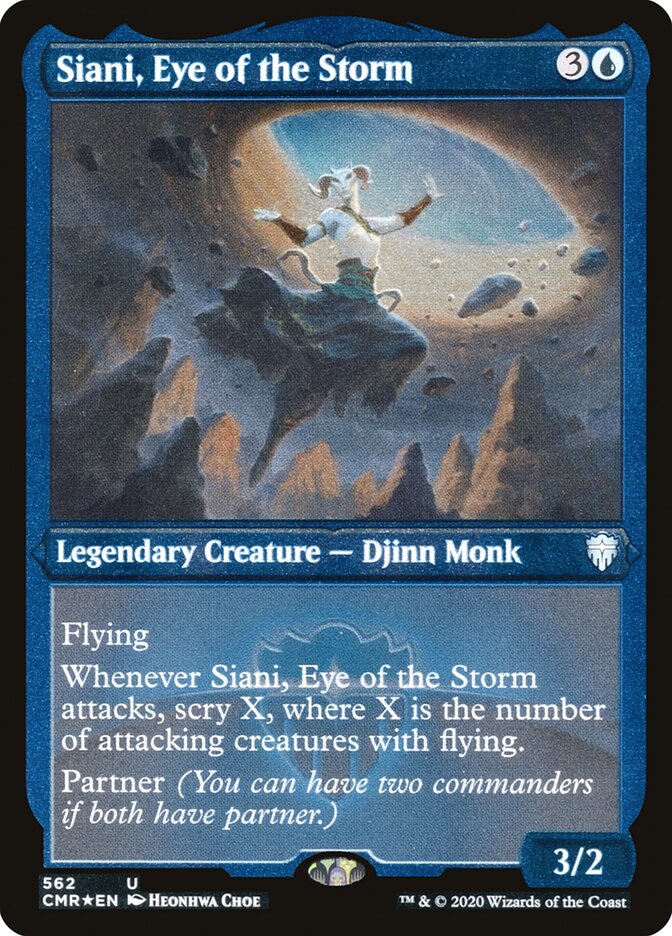 Siani, Eye of the Storm (Etched) [Commander Legends] | Odin's Place
