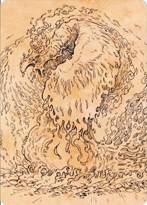 Nemesis Phoenix Art Card [Commander Legends: Battle for Baldur's Gate Art Series] | Odin's Place