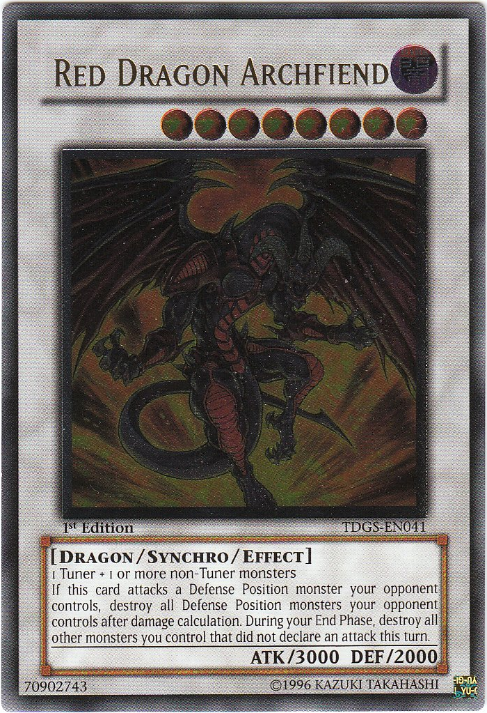 Red Dragon Archfiend [TDGS-EN041] Ultimate Rare | Odin's Place