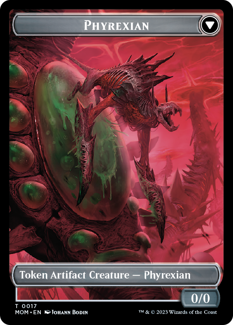Incubator // Phyrexian (17) Double-Sided Token [March of the Machine Tokens] | Odin's Place