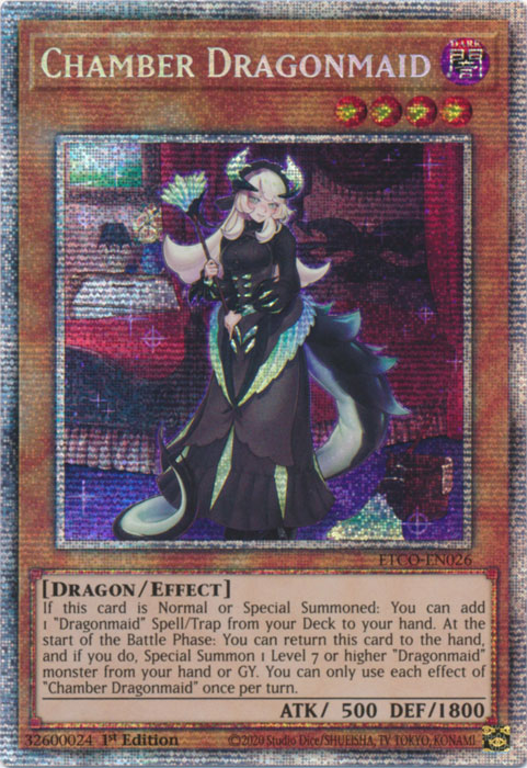 Chamber Dragonmaid [ETCO-EN026] Starlight Rare | Odin's Place