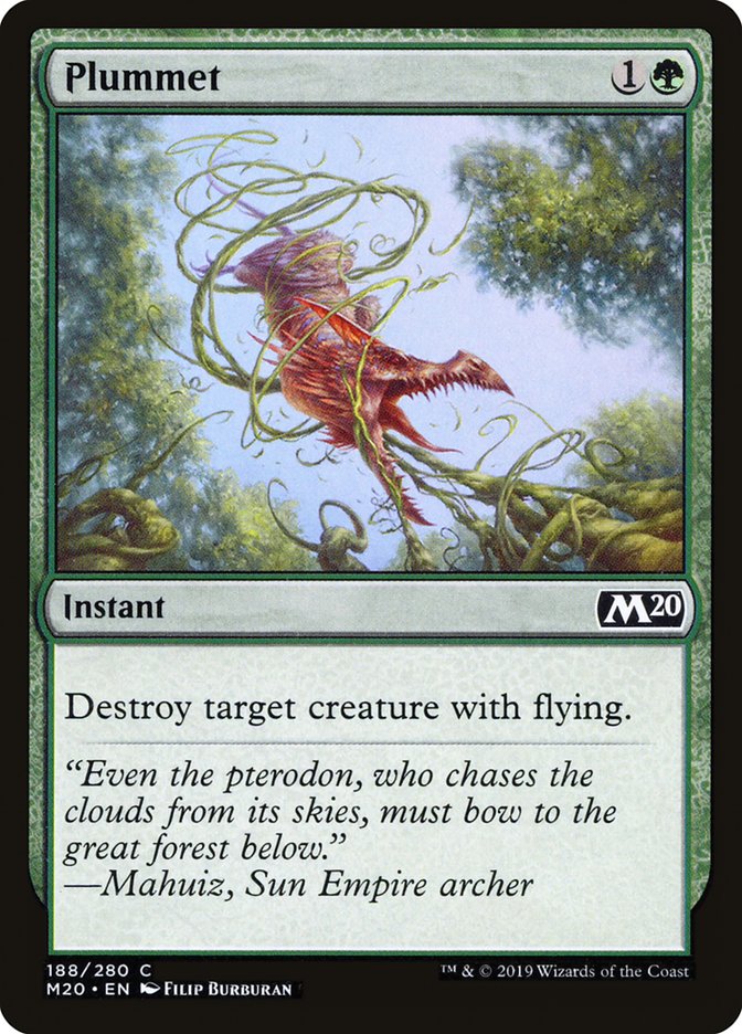 Plummet [Core Set 2020] | Odin's Place