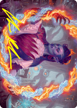 Rootha, Mercurial Artist Art Card (Gold-Stamped Signature) [Strixhaven: School of Mages Art Series] | Odin's Place