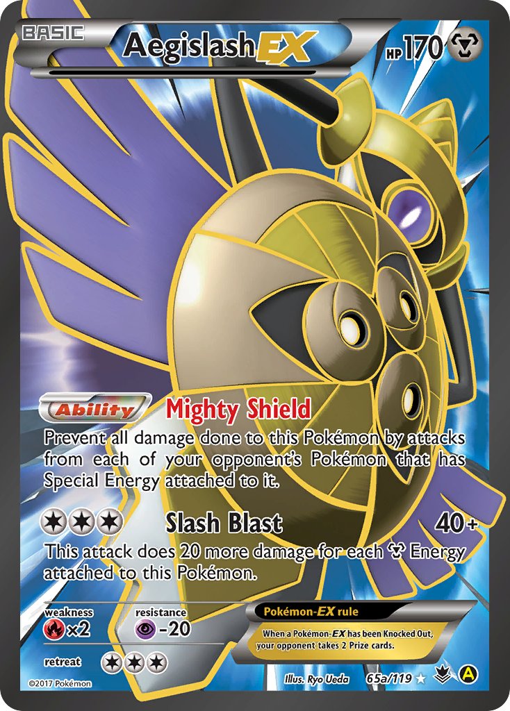 Aegislash EX (65a/119) [Alternate Art Promos] | Odin's Place