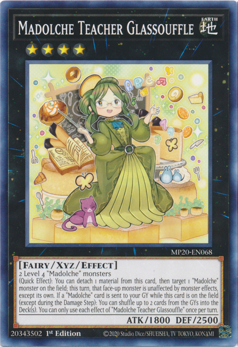 Madolche Teacher Glassouffle [MP20-EN068] Common | Odin's Place