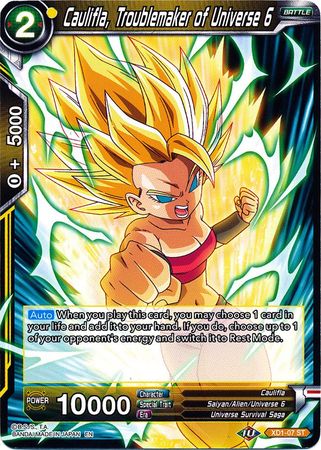 Caulifla, Troublemaker of Universe 6 (XD1-07) [Assault of the Saiyans] | Odin's Place