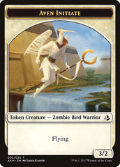 Aven Initiate // Snake Double-Sided Token [Amonkhet Tokens] | Odin's Place