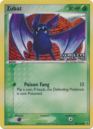 Zubat (88/113) (Stamped) [EX: Delta Species] | Odin's Place