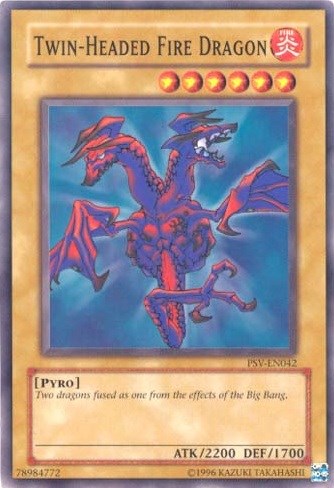 Twin-Headed Fire Dragon [PSV-EN042] Common | Odin's Place