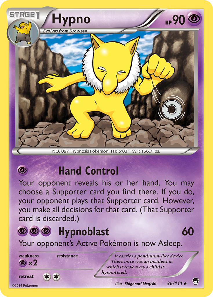 Hypno (36/111) [XY: Furious Fists] | Odin's Place