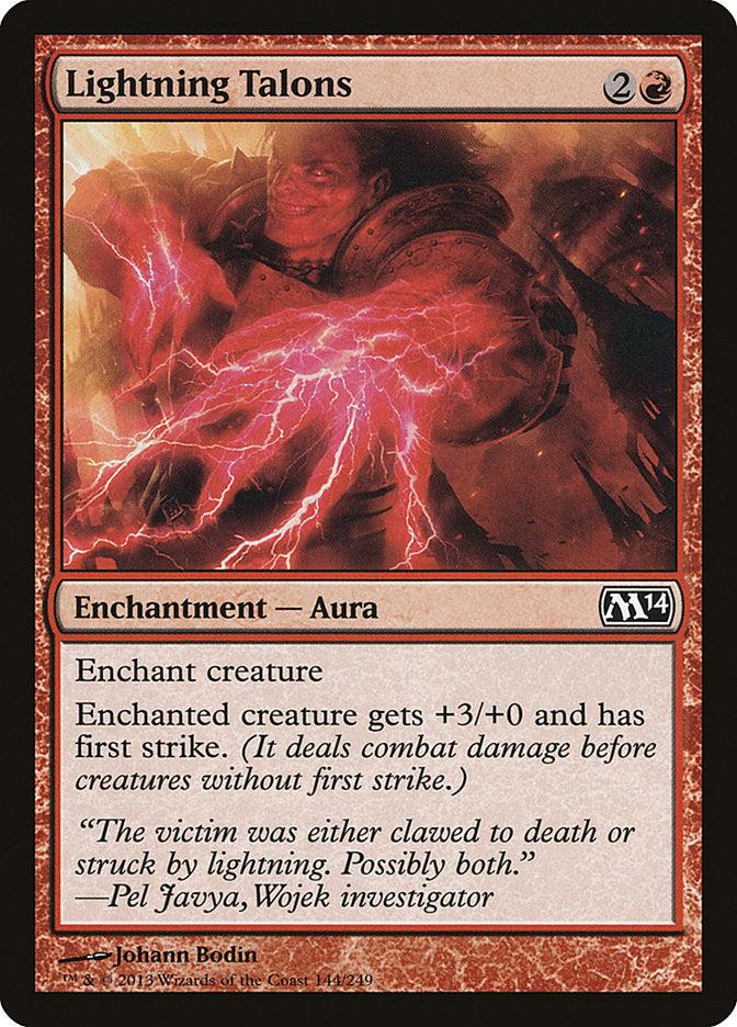 Lightning Talons (144) [Magic 2014] | Odin's Place