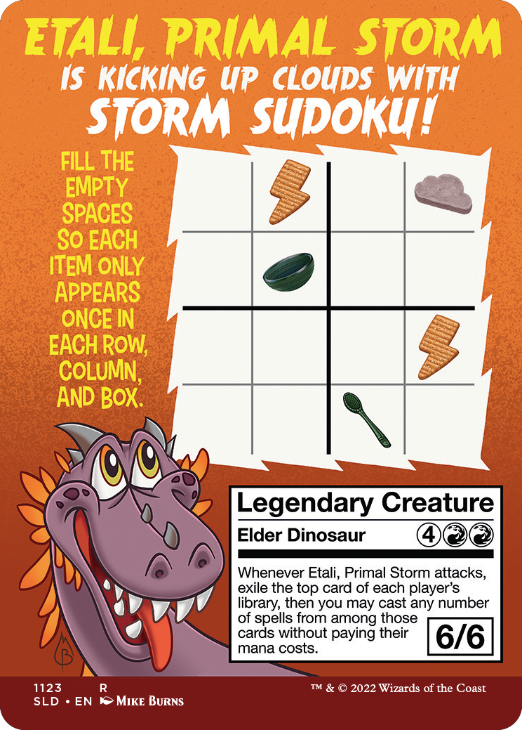 Etali, Primal Storm (Borderless) [Secret Lair Drop Series] | Odin's Place