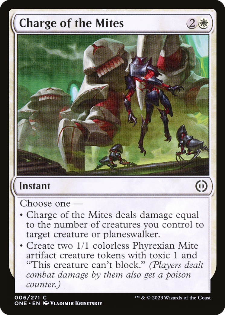 Charge of the Mites [Phyrexia: All Will Be One] | Odin's Place