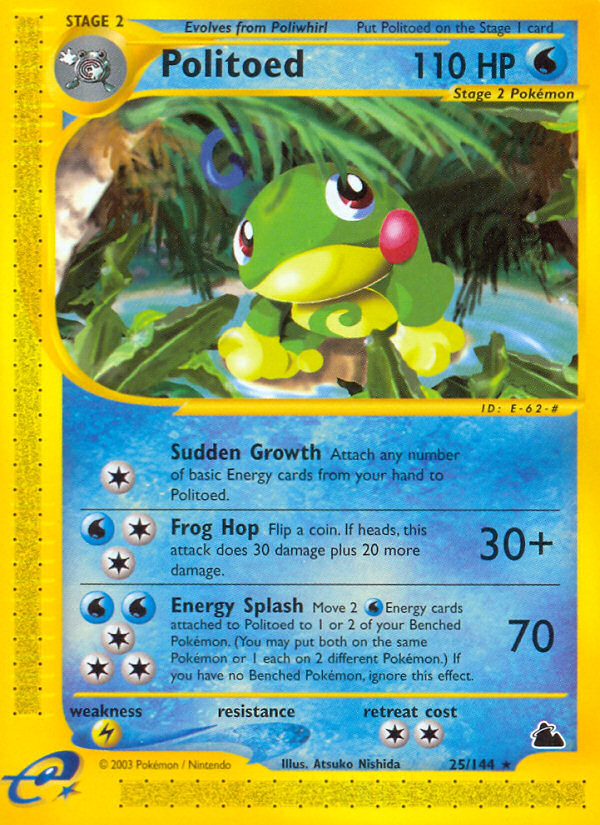 Politoed (25/144) [Skyridge] | Odin's Place