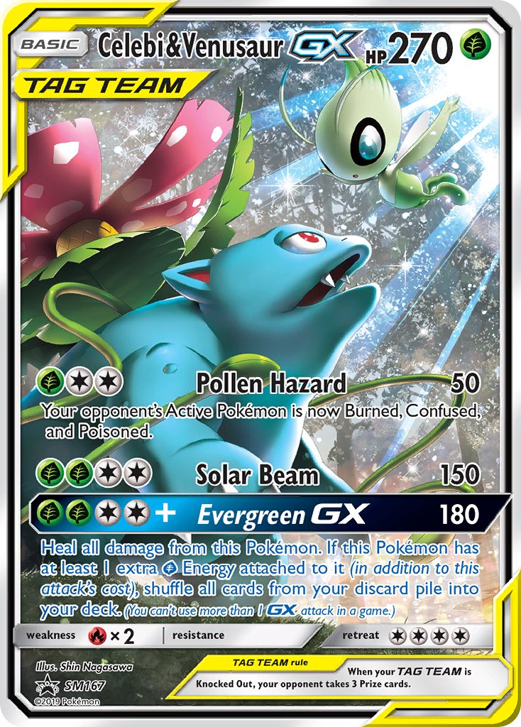 Celebi & Venusaur GX (SM167) [Sun & Moon: Black Star Promos] | Odin's Place