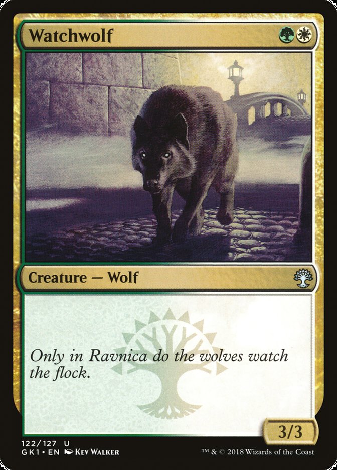 Watchwolf (122) [Guilds of Ravnica Guild Kit] | Odin's Place
