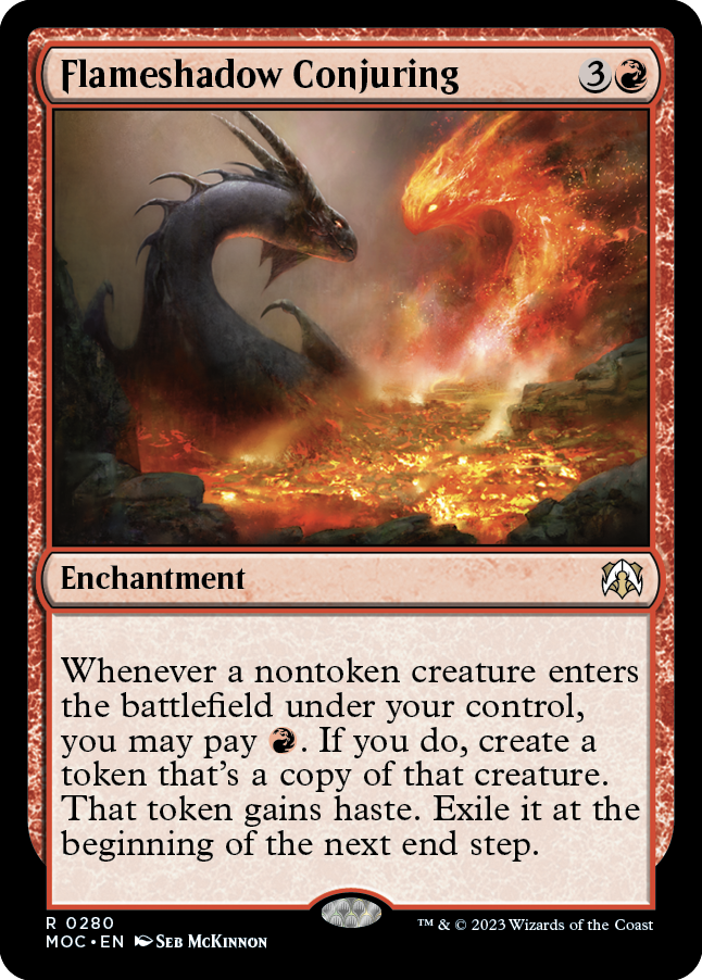 Flameshadow Conjuring [March of the Machine Commander] | Odin's Place