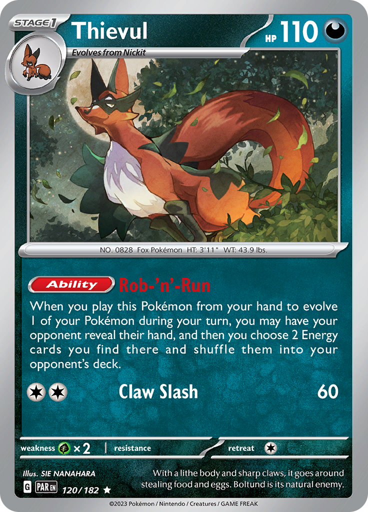Thievul (120/182) [Scarlet & Violet: Paradox Rift] | Odin's Place