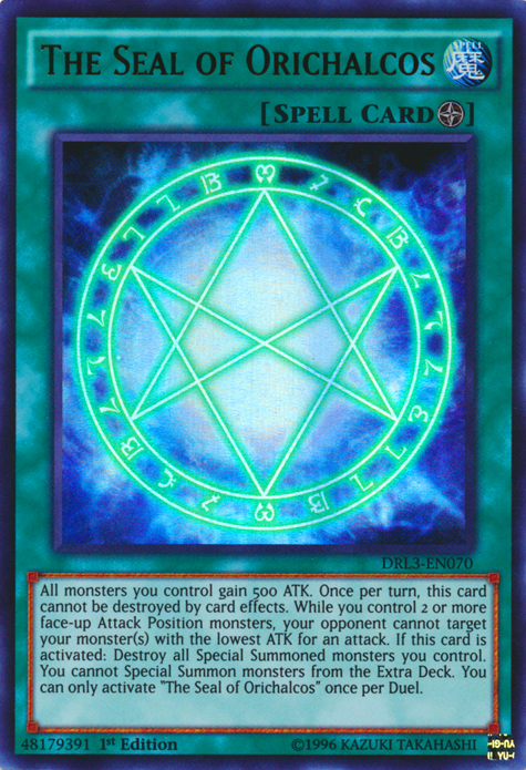 The Seal of Orichalcos [DRL3-EN070] Ultra Rare | Odin's Place