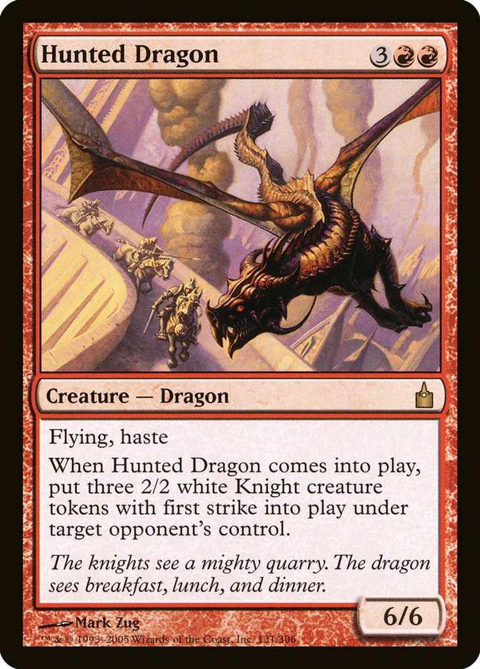 Hunted Dragon (131) [Ravnica: City of Guilds] | Odin's Place