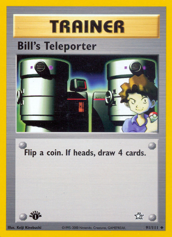 Bill's Teleporter (91/111) [Neo Genesis 1st Edition] | Odin's Place