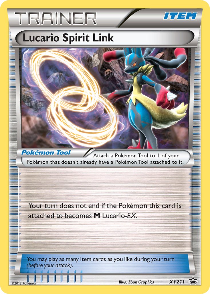 Lucario Spirit Link (XY211) [XY: Black Star Promos] | Odin's Place