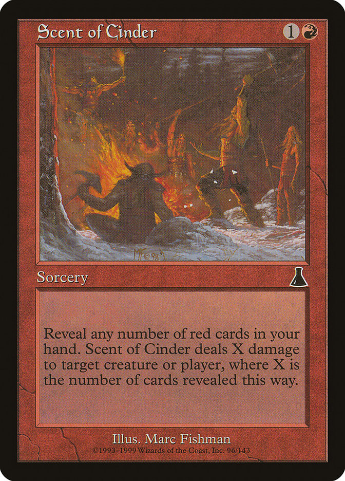 Scent of Cinder (96) [Urza's Destiny] | Odin's Place