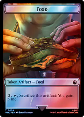Fish // Food (0059) Double-Sided Token (Surge Foil) [Doctor Who Tokens] | Odin's Place