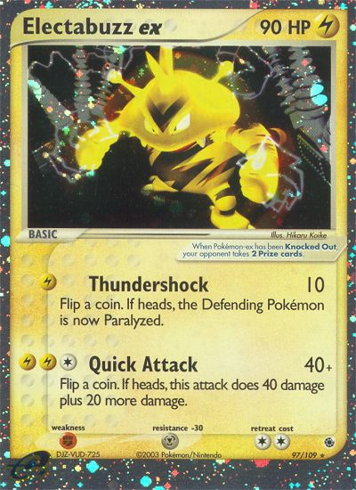 Electabuzz ex (97/109) [EX: Ruby & Sapphire] | Odin's Place