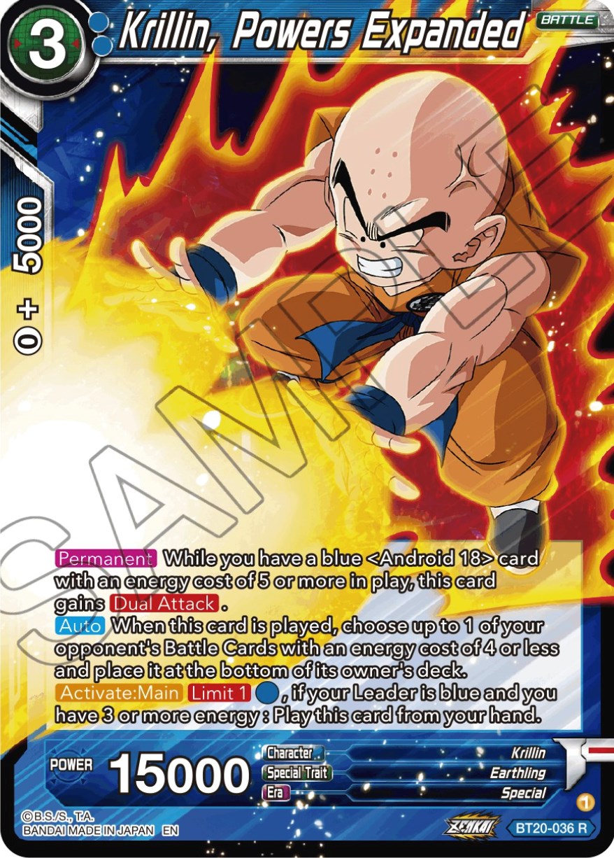 Krillin, Powers Expanded (BT20-036) [Power Absorbed] | Odin's Place