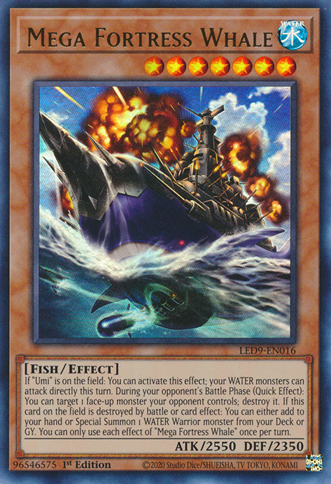 Mega Fortress Whale [LED9-EN016] Ultra Rare | Odin's Place