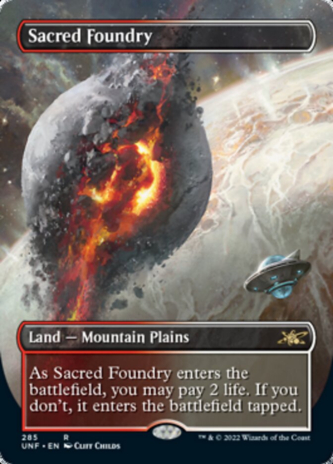Sacred Foundry (Borderless) [Unfinity] | Odin's Place