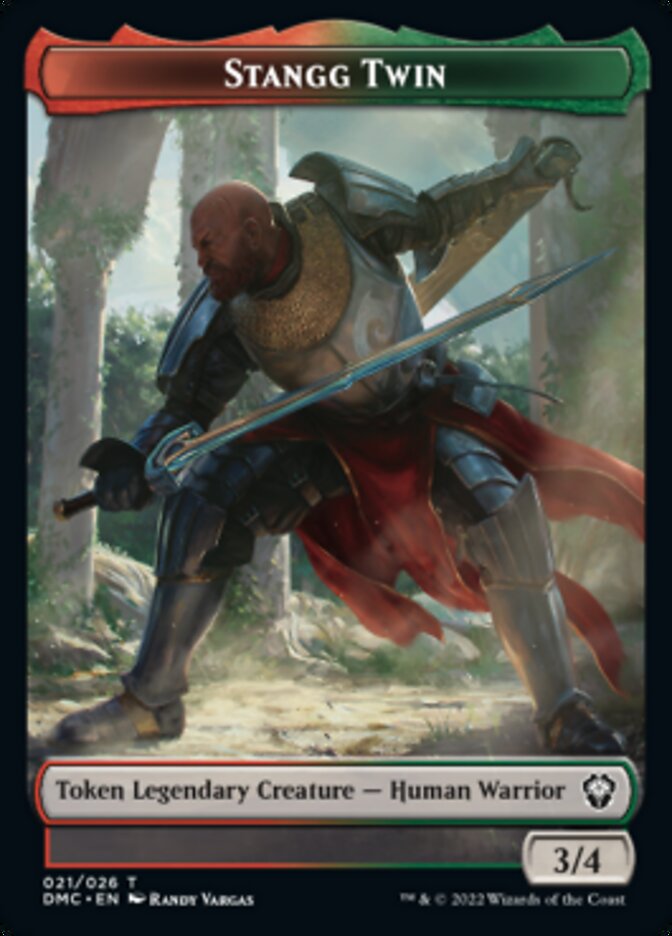 Stangg Twin Token [Dominaria United Commander Tokens] | Odin's Place