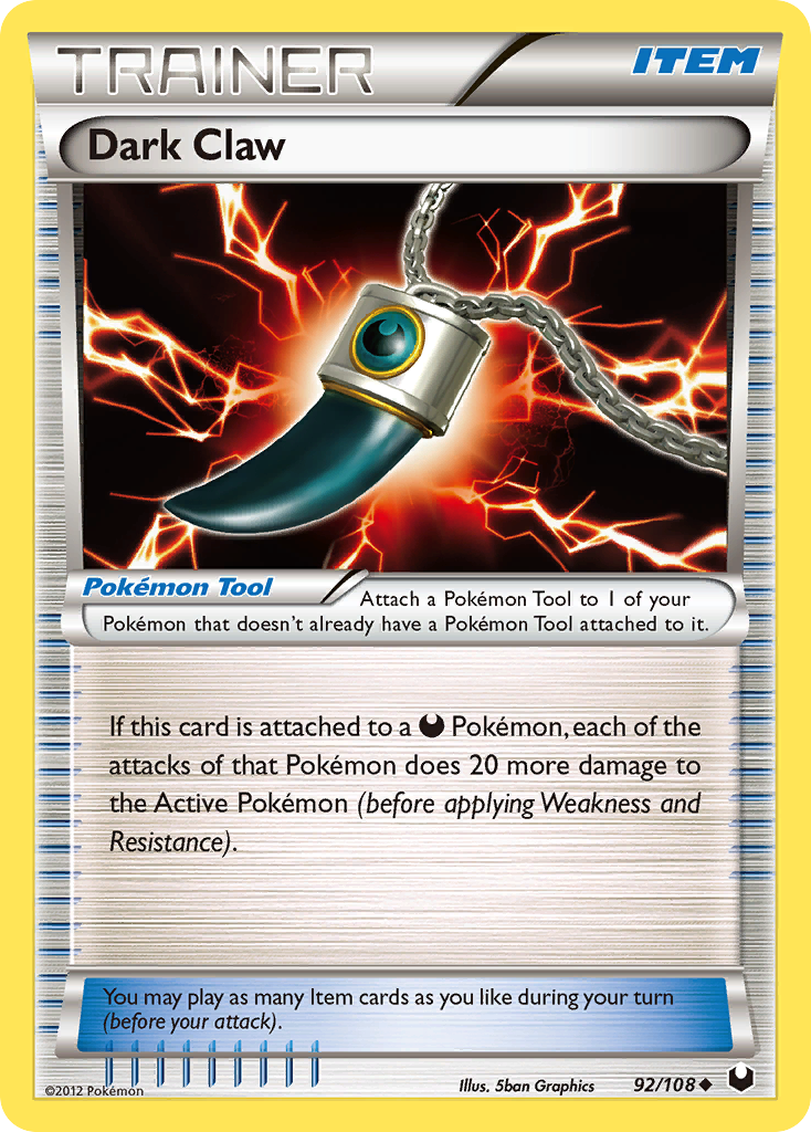 Dark Claw (92/108) [Black & White: Dark Explorers] | Odin's Place