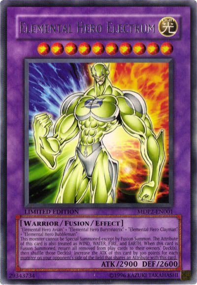 Elemental Hero Electrum [MDP2-EN001] Rare | Odin's Place