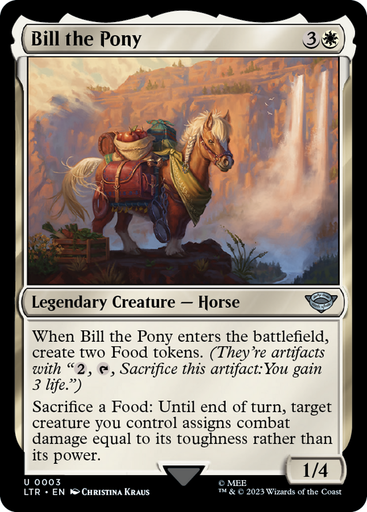 Bill the Pony [The Lord of the Rings: Tales of Middle-Earth] | Odin's Place