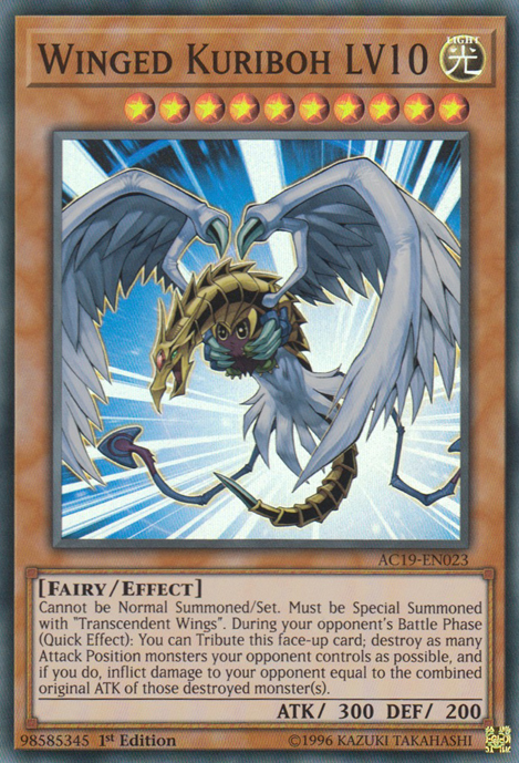 Winged Kuriboh LV10 [AC19-EN023] Super Rare | Odin's Place