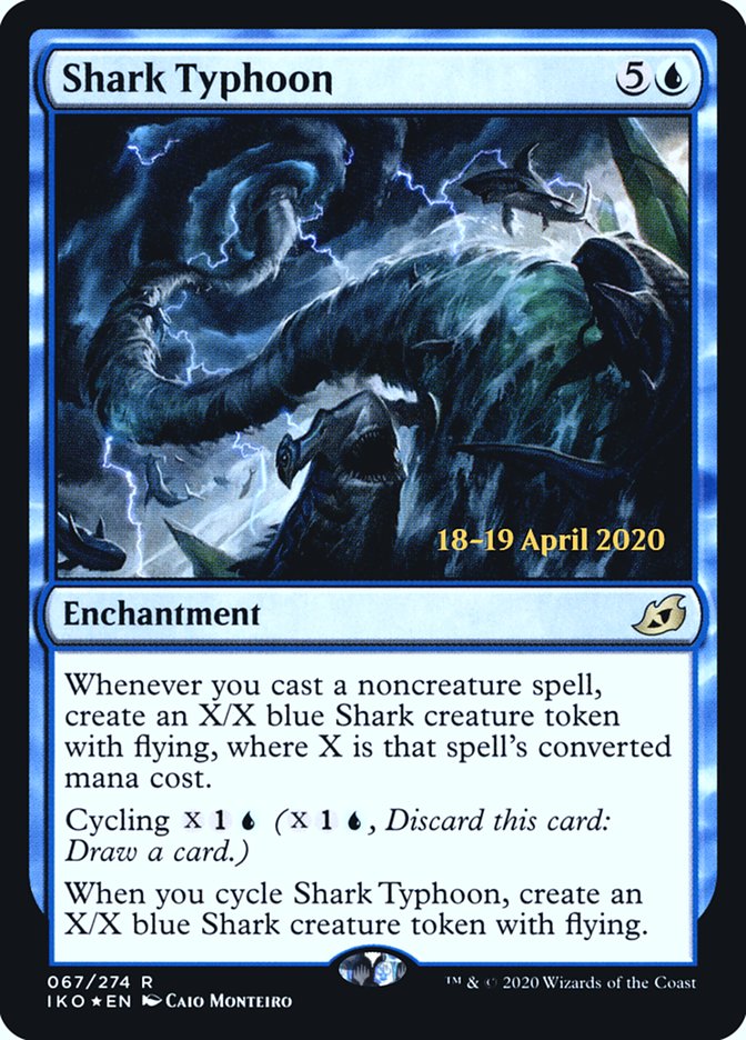 Shark Typhoon [Ikoria: Lair of Behemoths Prerelease Promos] | Odin's Place