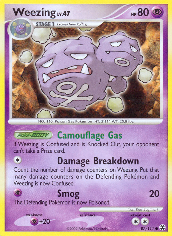 Weezing (87/111) [Platinum: Rising Rivals] | Odin's Place