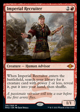 Imperial Recruiter (Foil Etched) [Modern Horizons 2] | Odin's Place