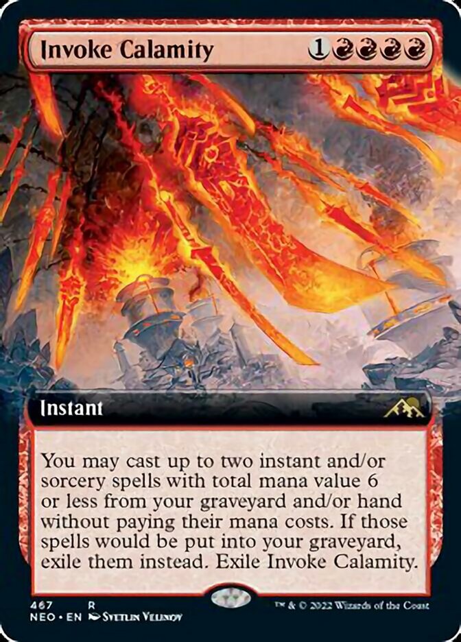 Invoke Calamity (Extended Art) [Kamigawa: Neon Dynasty] | Odin's Place