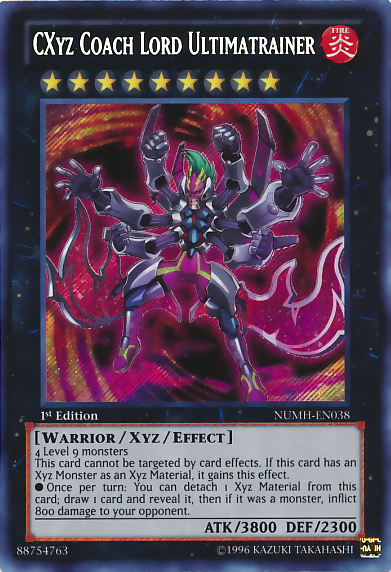 CXyz Coach Lord Ultimatrainer [NUMH-EN038] Secret Rare | Odin's Place