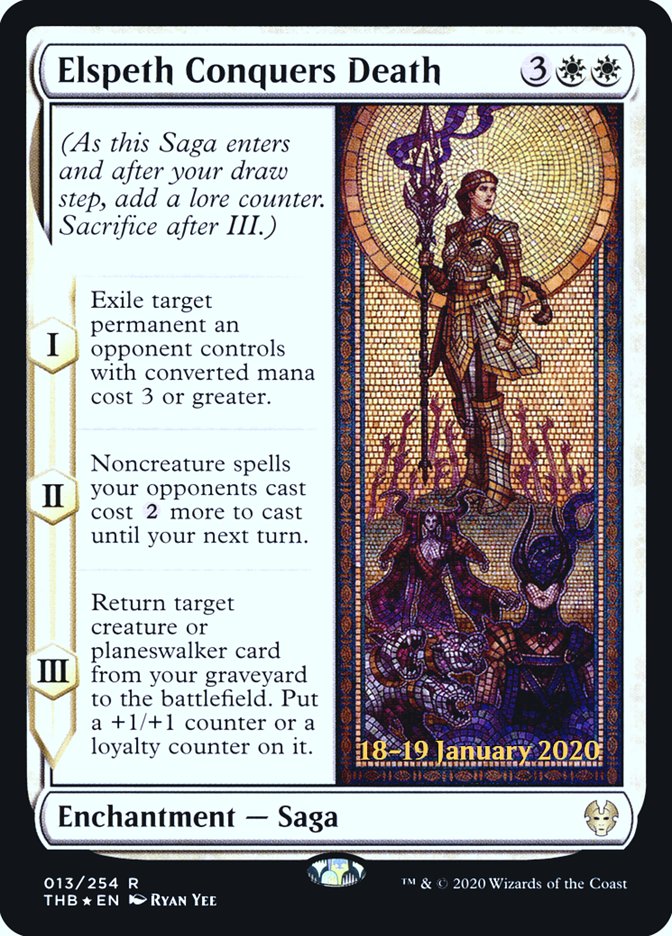 Elspeth Conquers Death [Theros Beyond Death Prerelease Promos] | Odin's Place