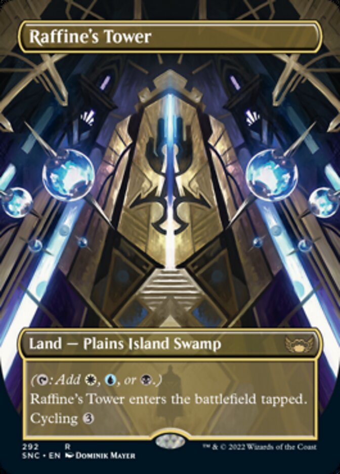 Raffine's Tower (Borderless Alternate Art) [Streets of New Capenna] | Odin's Place