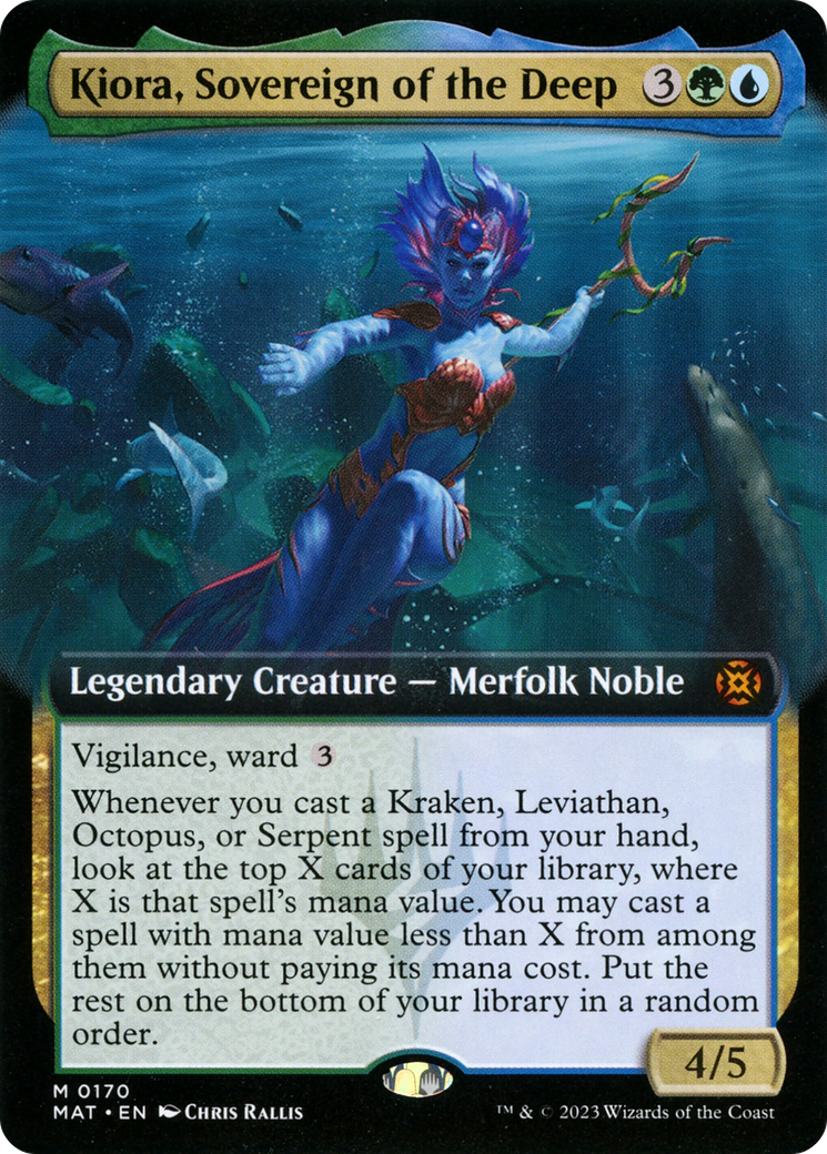 Kiora, Sovereign of the Deep (Extended Art) [March of the Machine: The Aftermath] | Odin's Place