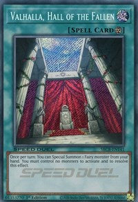 Valhalla, Hall of the Fallen (Secret) [SBCB-EN141] Secret Rare | Odin's Place