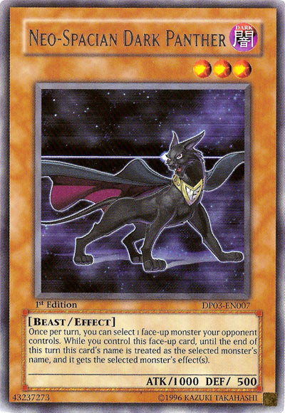 Neo-Spacian Dark Panther [DP03-EN007] Rare | Odin's Place